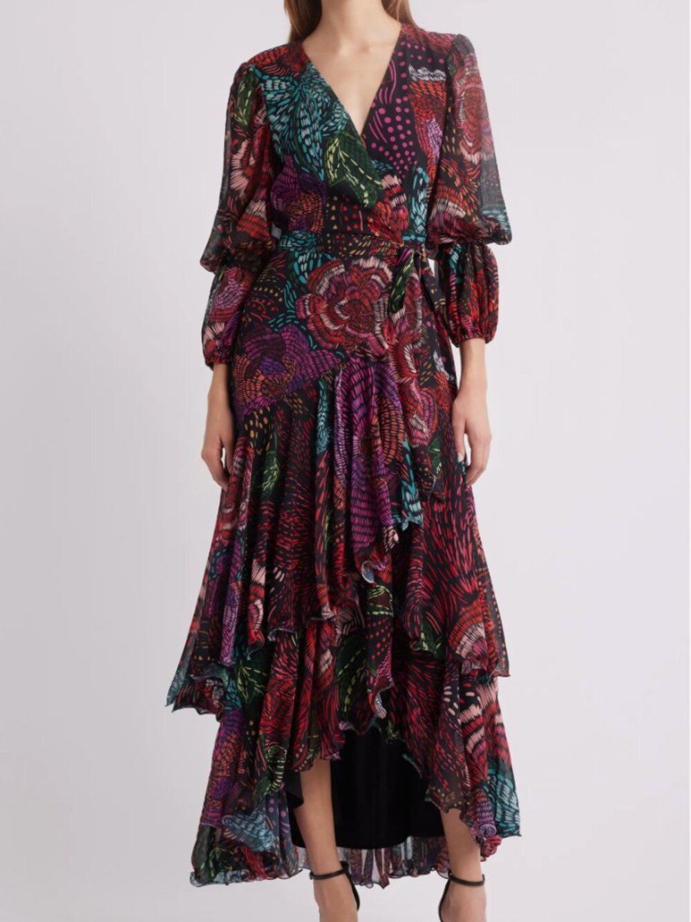 Wedding Season! Hutch Carlotta High-Low Wrap Dress